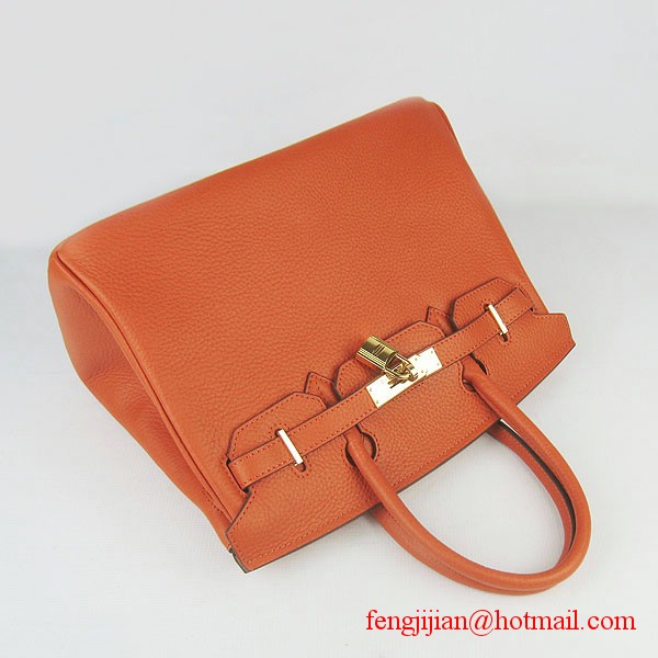 Hermes Birkin 30cmTogo Bag Light Orange 6088